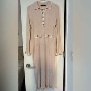 Baby Pink Knit Dress